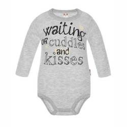 Body długi rękaw szare z napisami