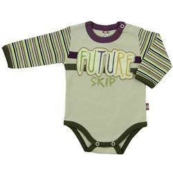 Body długi rękaw beżowe Future