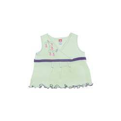 Koszulka w kolorze śmietanki na ramiączka z nadrukiem