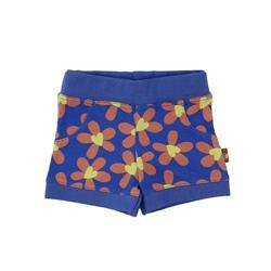 Spodenki szafirowe w kwiaty