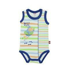 Body na ramiączka Summer Lazing obszycie odcień błękitu