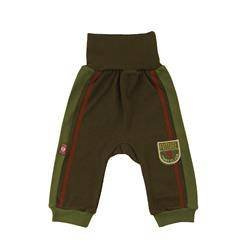 Półśpiochy ciemnooliwkowe z czerwonymi paskami.