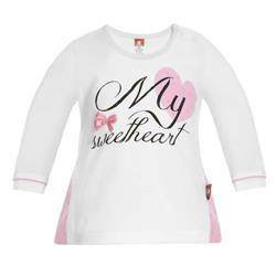 Bluzka biała z napisem My Sweetheart