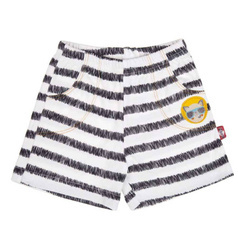 Spodenki białe w paski