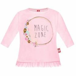 Bluzka różowa z napisem Magic Zone