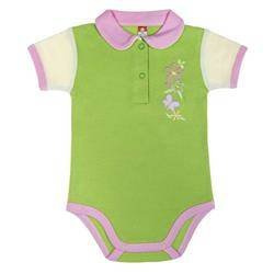 Body krótki rękaw motylek i kwiatki