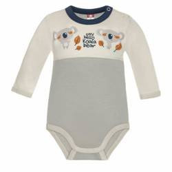 Body długi rękaw ciemnoszare Misie Koala