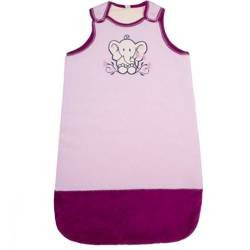 Śpiworek jasnoróżowy ze słonikiem