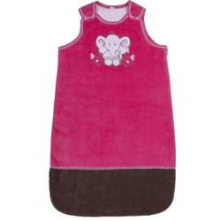 Śpiworek amarantowy ze słonikiem