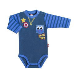 Body długi rękaw jasnogranatowe Good Boy rękaw w paski