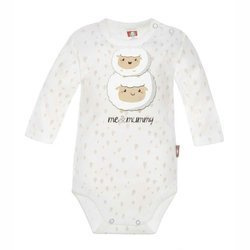 Body długi rękaw ecru Me&Mummy Owieczki