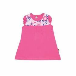 Sukienka różowa bawełniana na ramiączka