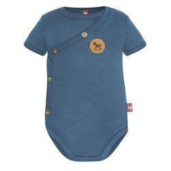 Body krótki rękaw zapinane z boku denim Gentleman