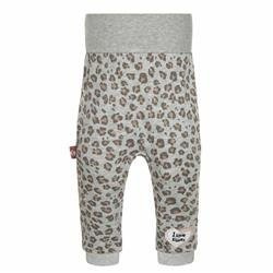 Półśpiochy w panterkę z wysokim ściągaczem