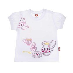 Koszulka biała we wzory