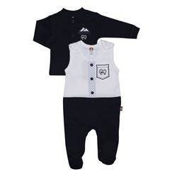 Śpioch szaro-granatowy + kaftan