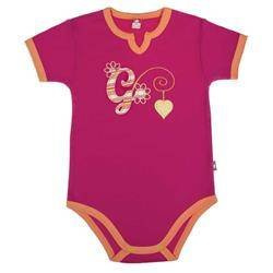 Body krótki rękaw amarantowe