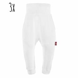 Półśpiochy białe 3szt. bez stópek