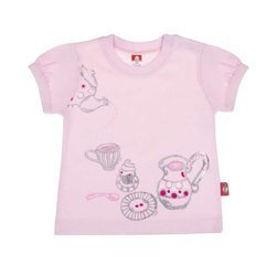 Koszulka różowa we wzory