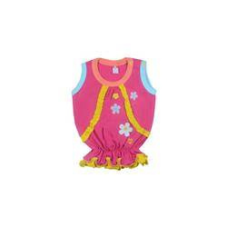 Koszulka w kolorze amarantowym ozdobiona haftem