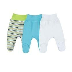 Półśpiochy 3szt. (błękitne + białe + w kolorowe paski)