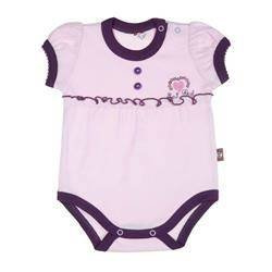 Body krótki rękaw jasnoróżowe